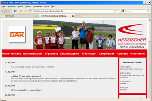 Webseite des HLV-Kreises Limburg-Weilburg nun auch im neuen Layout